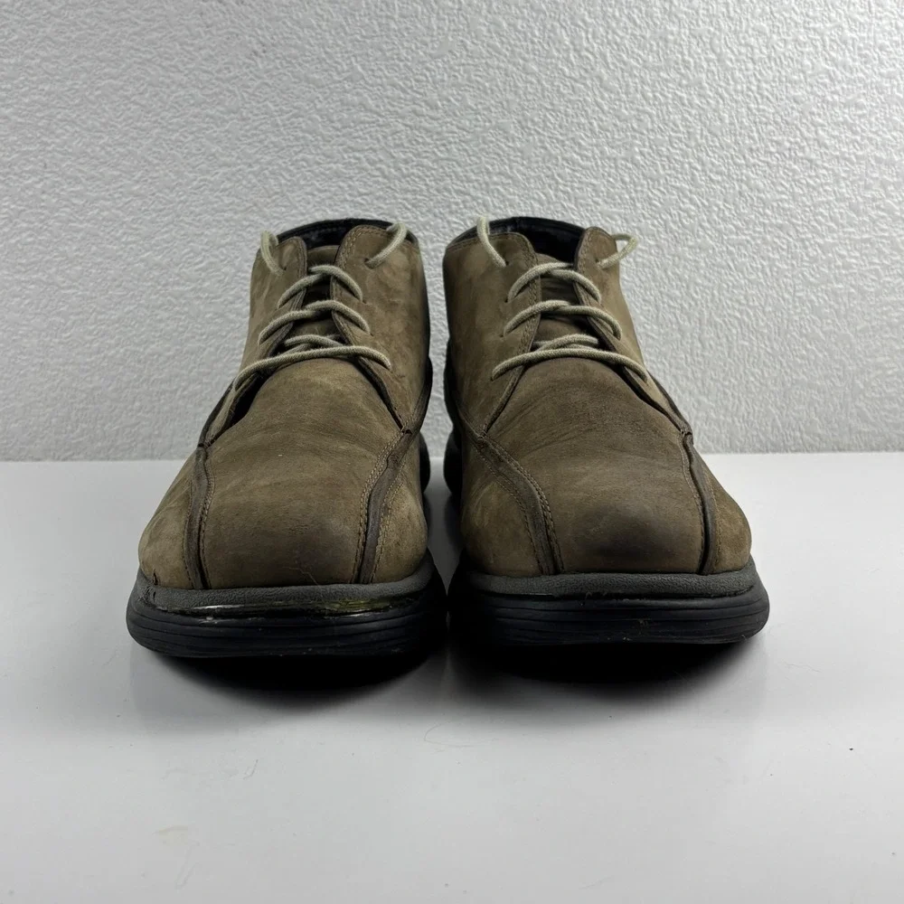 Merrell Topo Rail Chukka Mens 10 Stone Brown Leather Ankle Boots 40595 Gorpcore